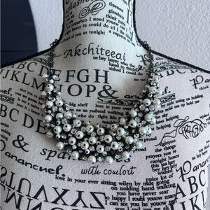 Premier Designs Pearl Cluster Necklace